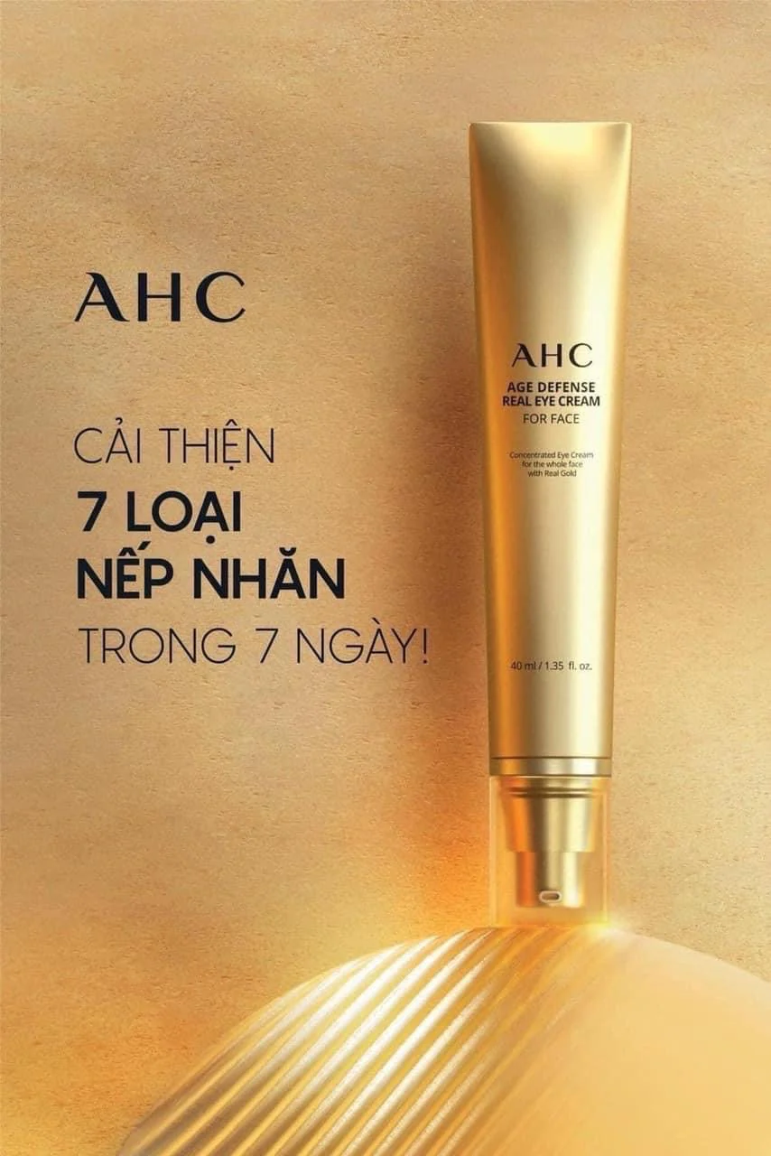 Kem Mắt AHC Age Defense Real Eye Cream For Face (40ml)