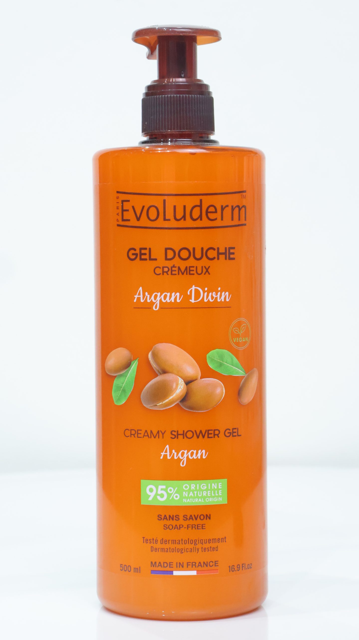 Sữa Tắm Dạng Gel Evoluderm Argan Divin Creamy Shower Gel 500ml