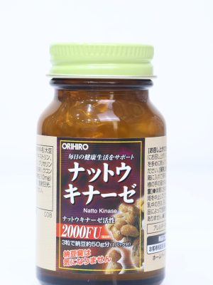 Viên uống Orihiro Natto Kinase 2000FU (Hỗ trợ chống đột quỵ)