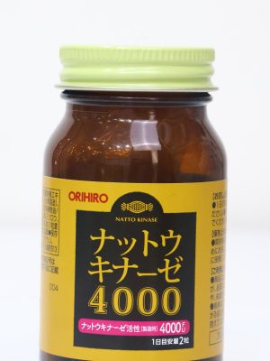Viên uống Orihiro Natto Kinase 4000FU (Hỗ trợ chống đột quỵ liều cao)