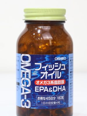 Dầu cá Orihiro Omega-3 là thực phẩm bảo vệ sức khỏe cao cấp đến từ Nhật Bản, giúp bổ sung hàm lượng EPA và DHA thiết yếu cho cơ thể. Sản phẩm được chiết xuất từ các loại cá vùng biển sâu, hỗ trợ tối ưu cho sức khỏe tim mạch, trí não và thị lực của người sử dụng.