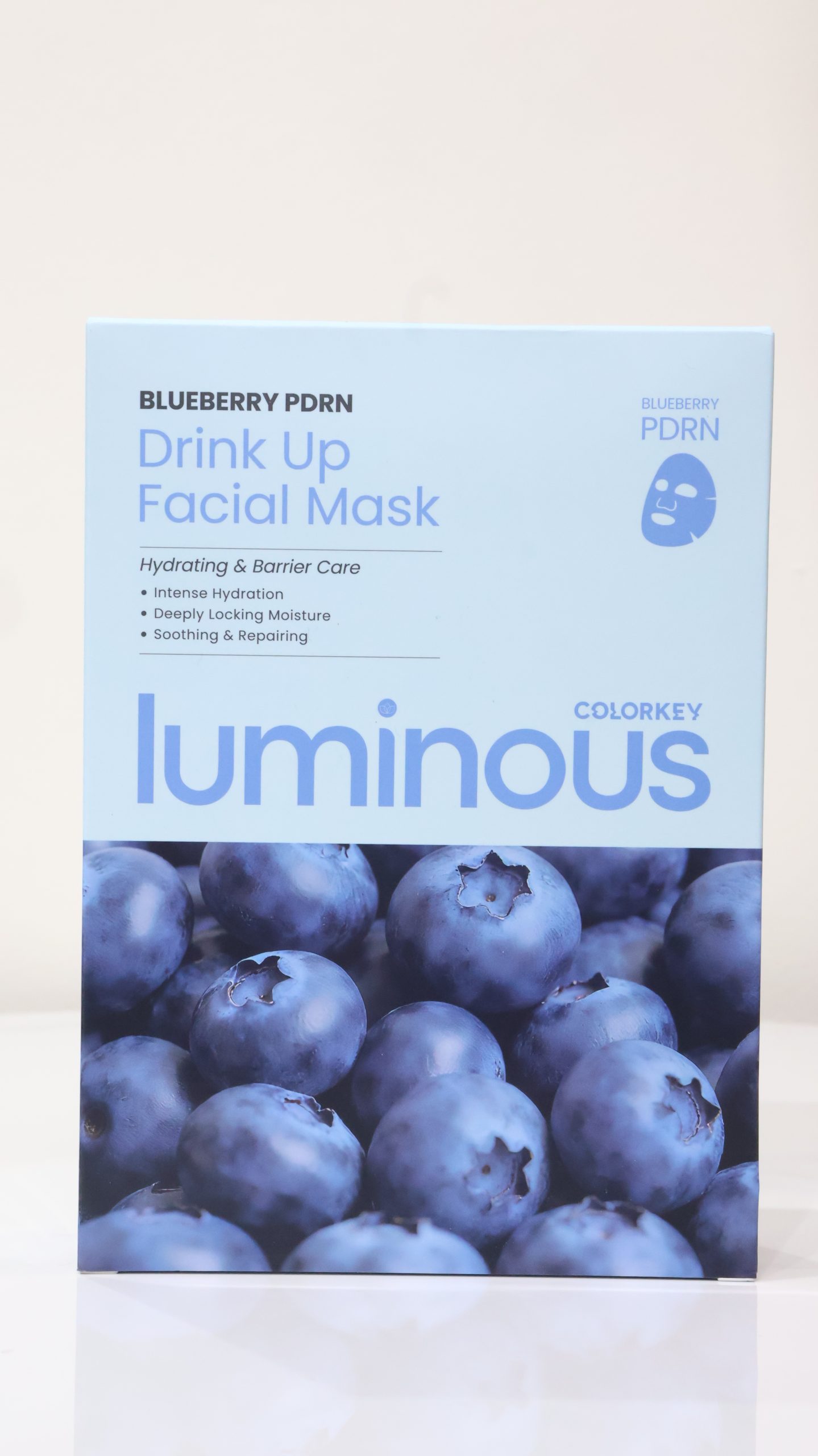 Mặt nạ Colorkey Luminous Blueberry PDRN Drink Up Facial Mask