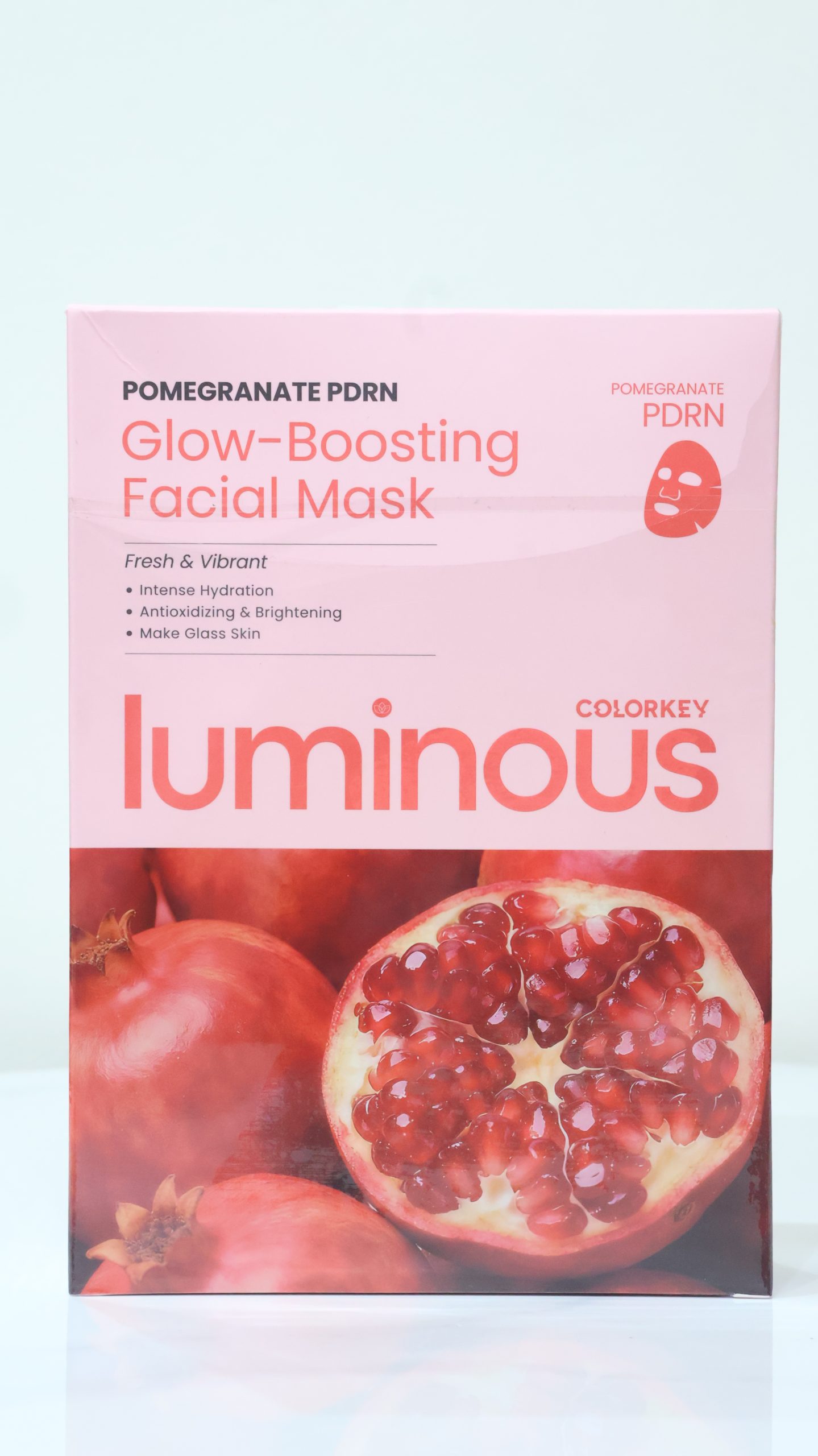 Mặt nạ Colorkey Luminous Pomegranate PDRN Glow-Boosting Facial Mask
