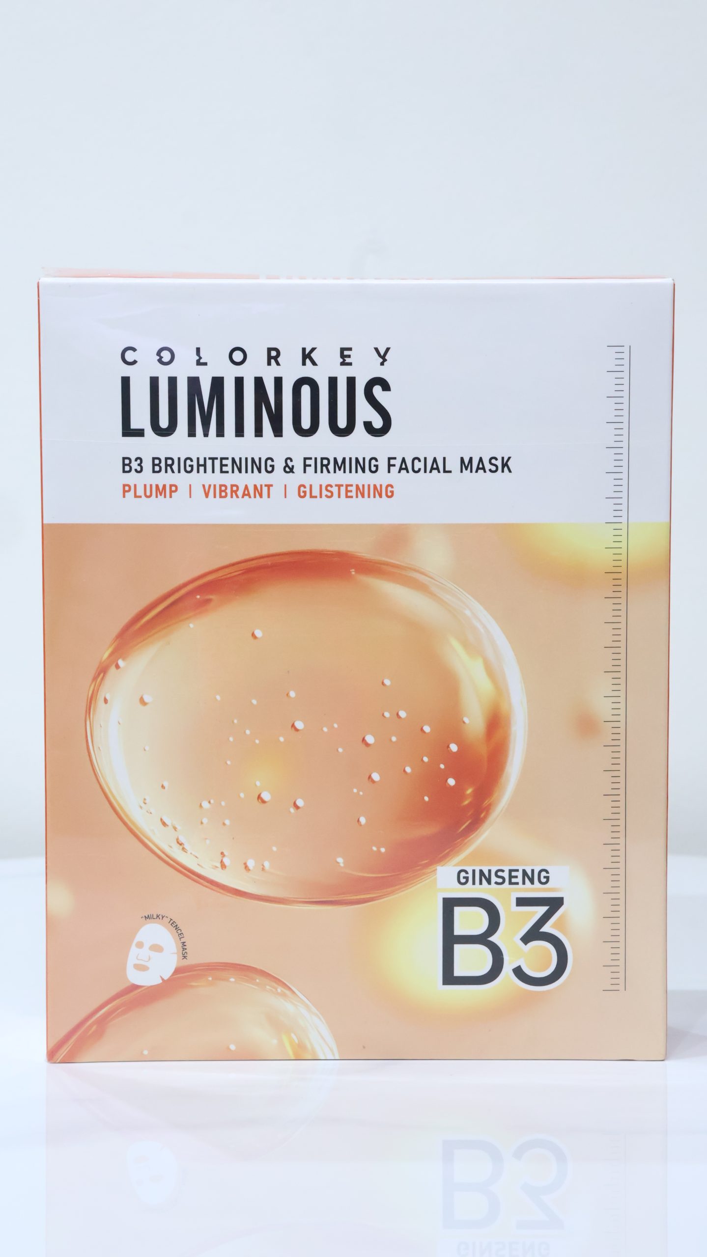Colorkey Luminous B3 Brightening & Firming Facial Mask (Ginseng B3)