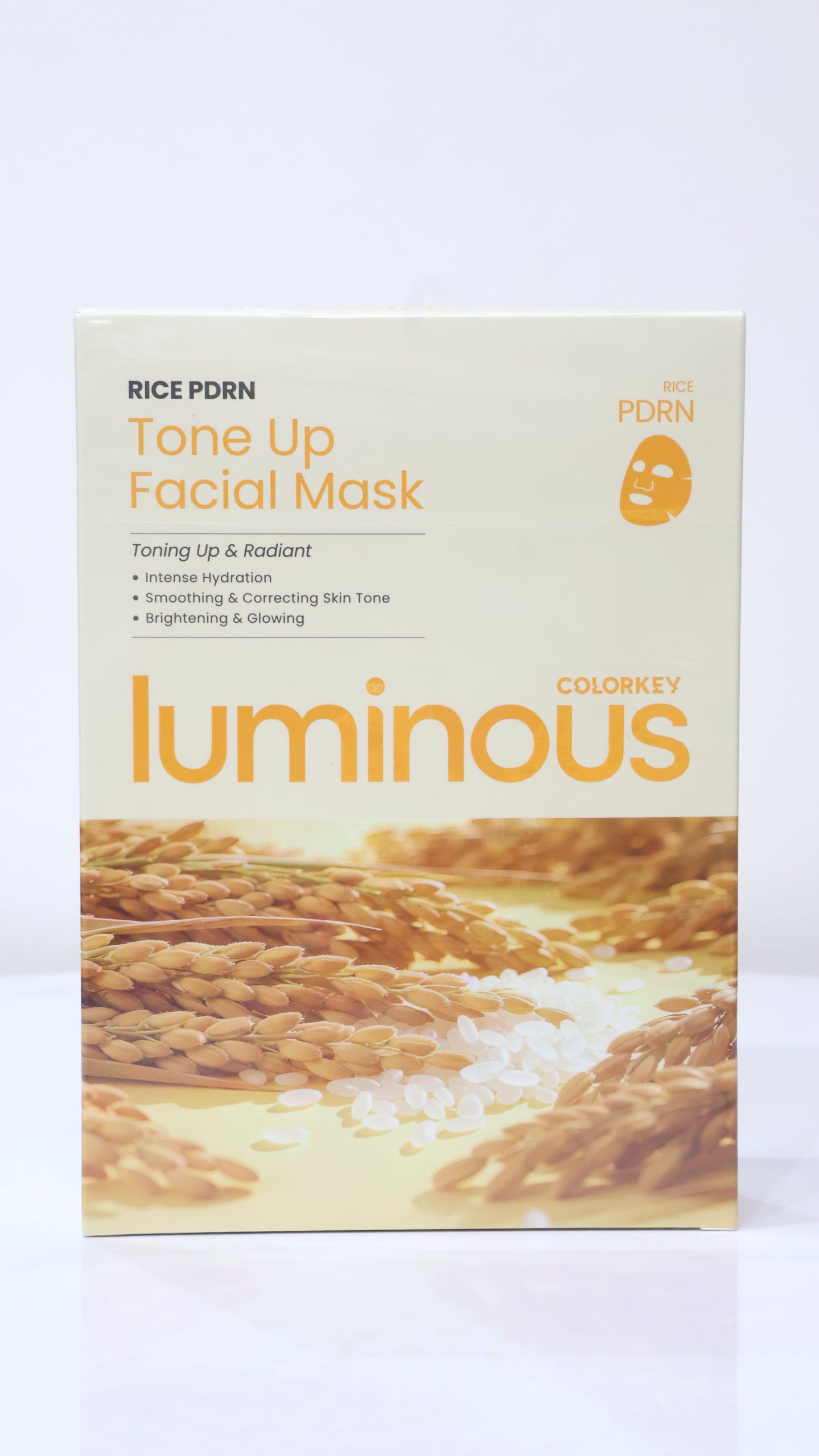 Mặt nạ Colorkey Luminous Rice PDRN Tone Up Facial Mask