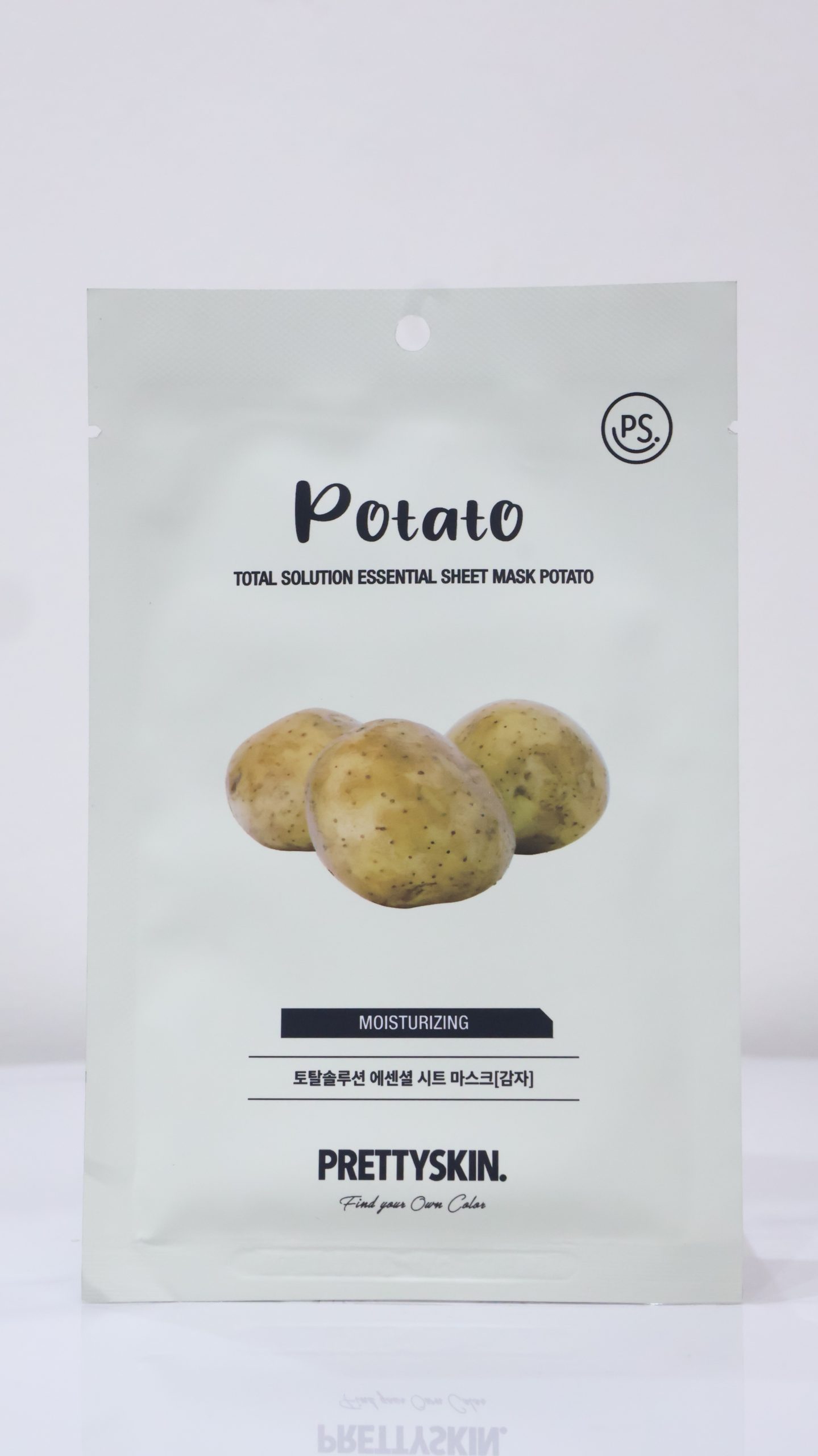 Mặt nạ giấy PrettySkin Total Solution Essential Sheet Mask Potato (Khoai tây)