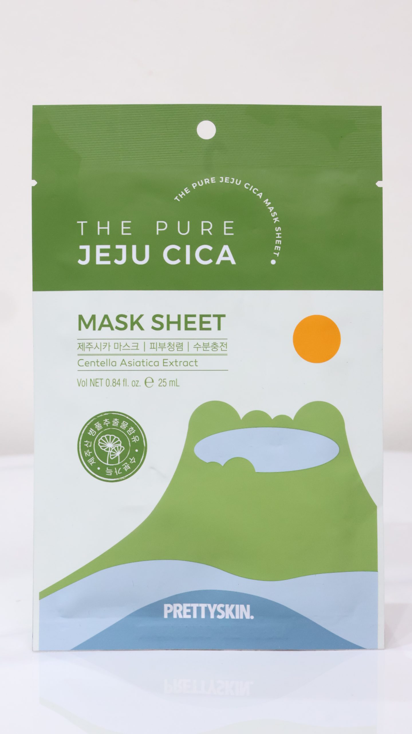 Mặt Nạ Rau Má Prettyskin The Pure Jeju Cica Mask Sheet