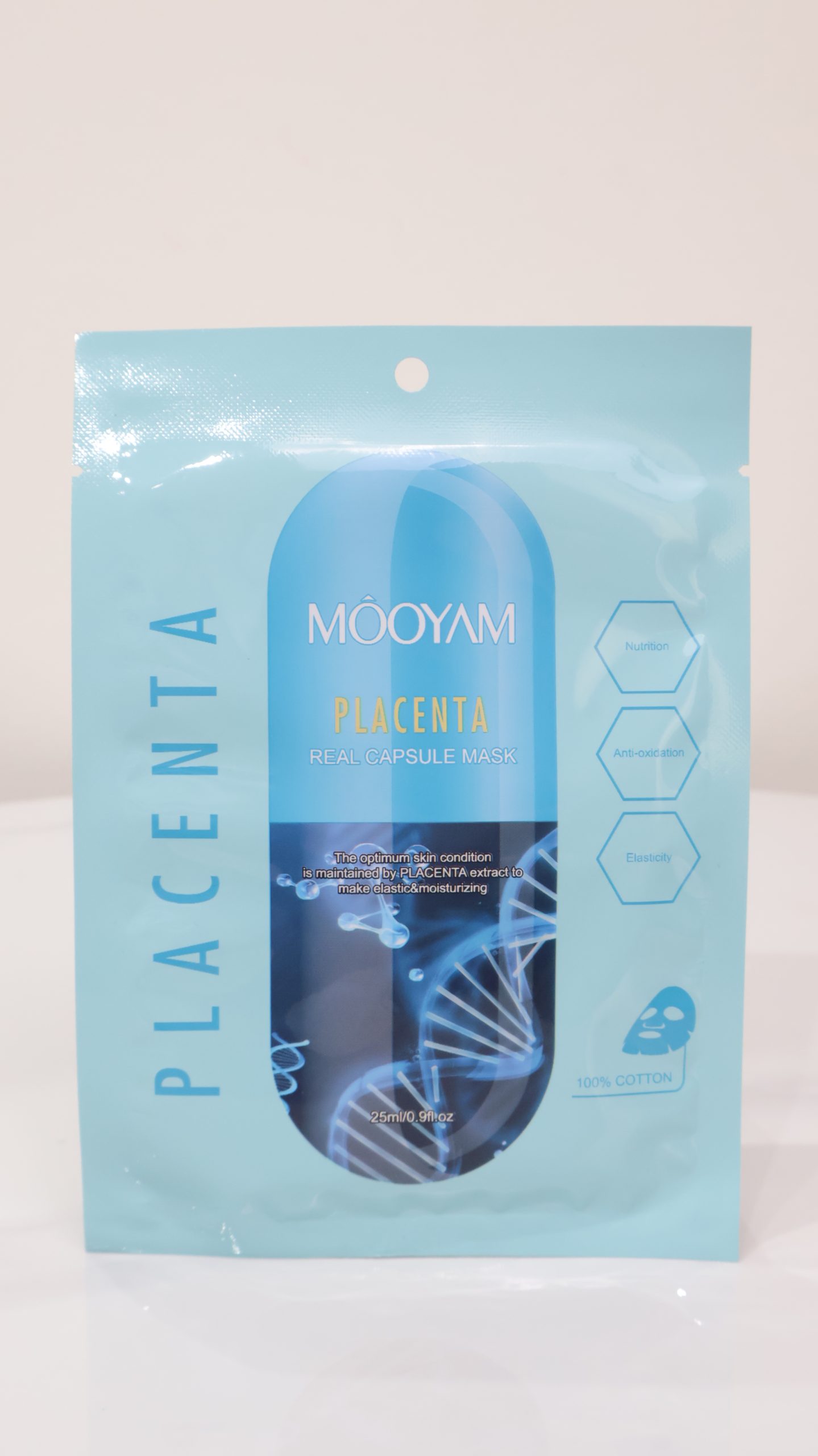 Mặt nạ giấy chiết xuất nhau thai MOOYAM Placenta Real Capsule Mask