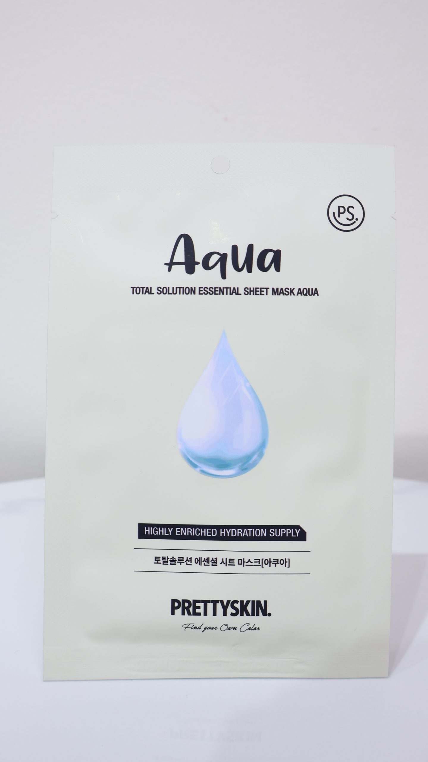 Mặt nạ giấy PrettySkin Total Solution Essential Sheet Mask - Aqua