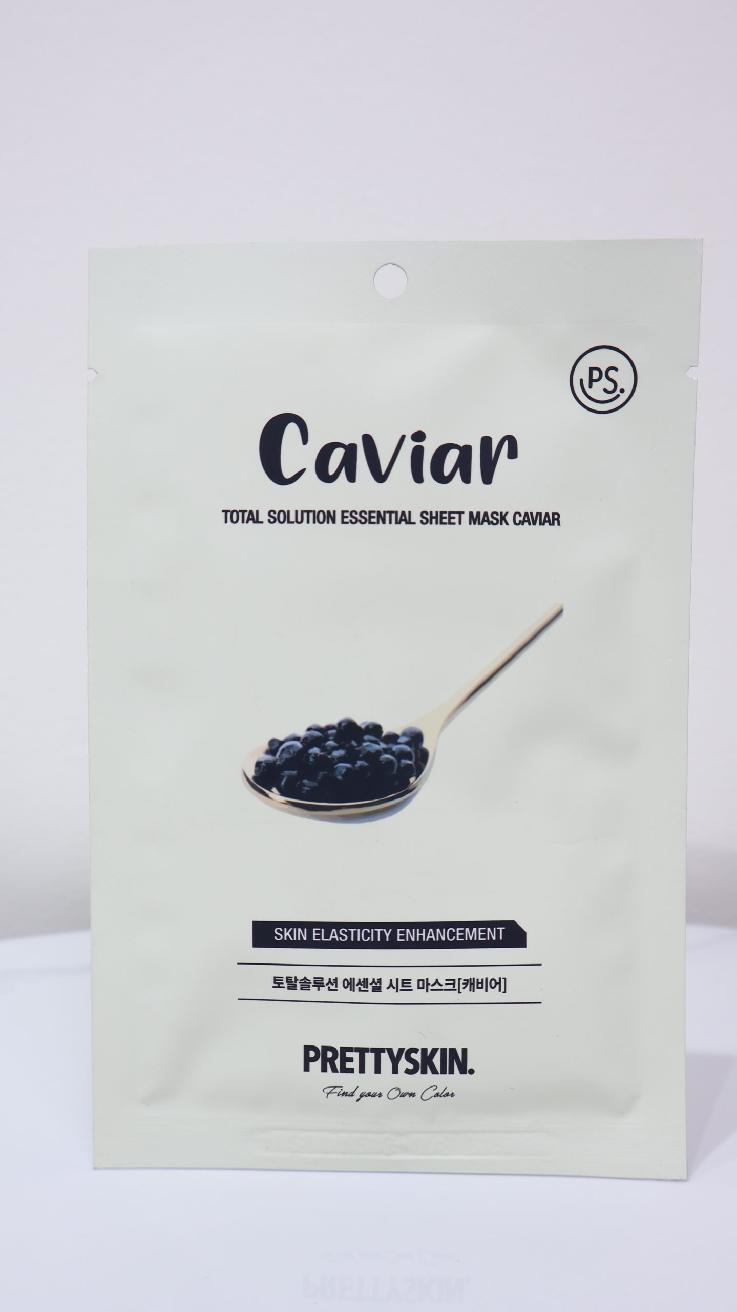 Mặt nạ giấy PrettySkin Total Solution Essential Sheet Mask - Caviar