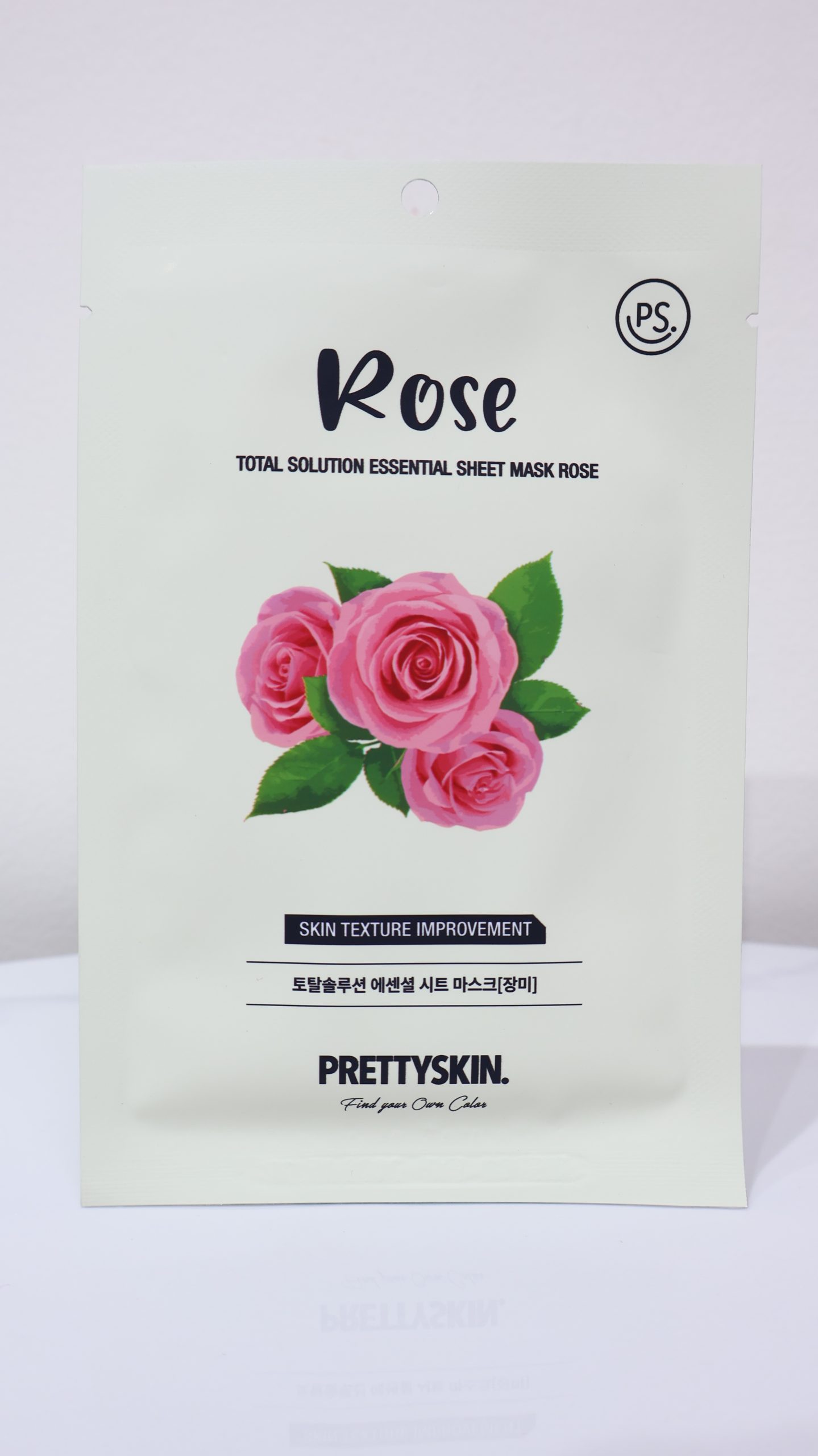 Mặt nạ giấy PrettySkin Total Solution Essential Sheet Mask - Rose