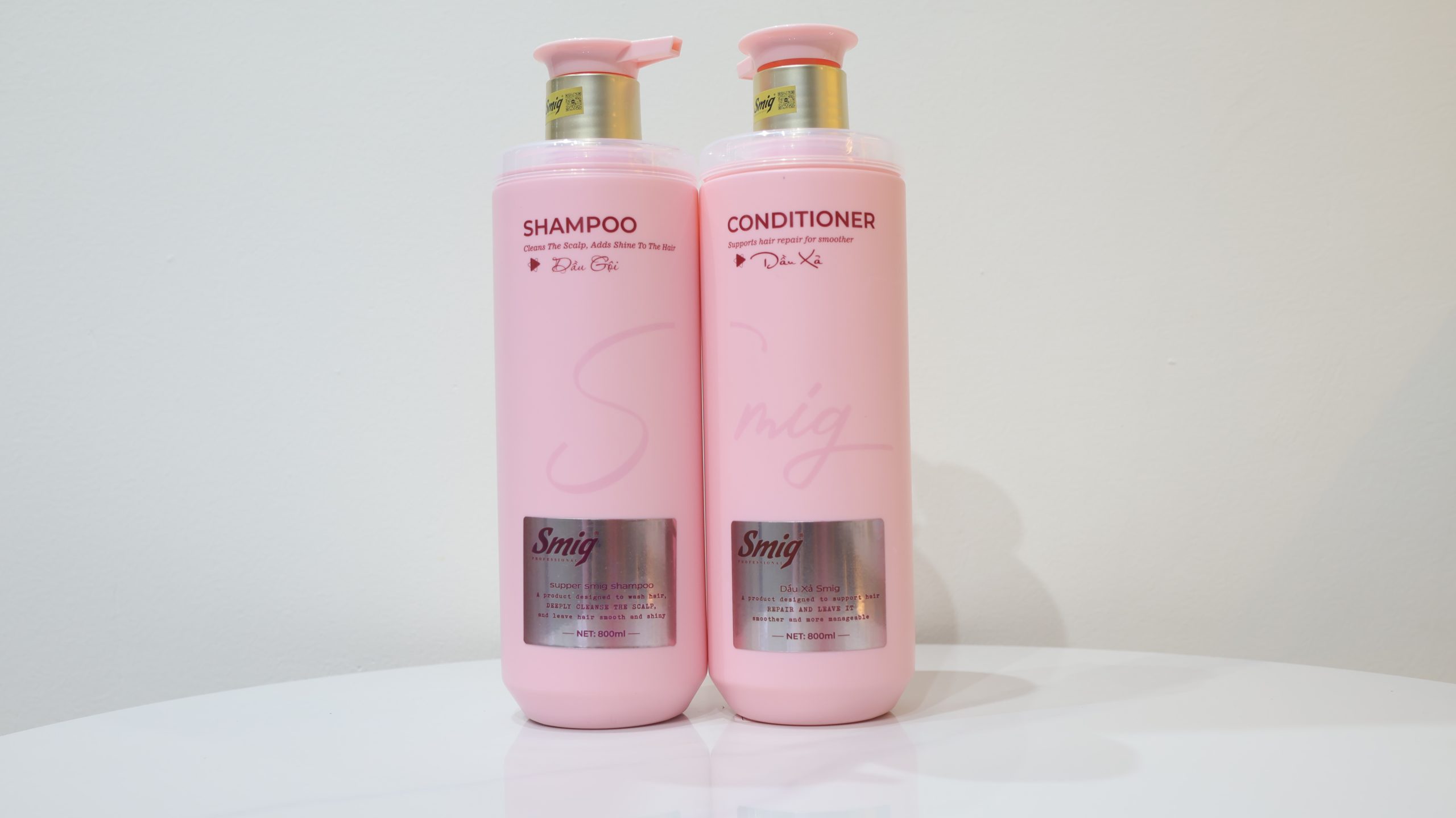 Bộ Dầu Gội và Dầu Xả Smig Professional 800ml