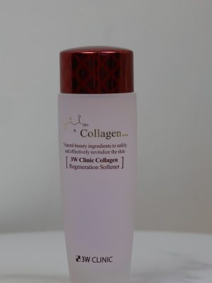 3W Clinic Collagen Regeneration Softener là dòng nước cân bằng (toner) chuyên biệt giúp nuôi dưỡng và phục hồi làn da nhờ hàm lượng collagen tự nhiên dồi dào. Sản phẩm đóng vai trò là bước đệm quan trọng, giúp làm sạch sâu các tạp chất còn sót lại đồng thời chuẩn bị nền da tối ưu để hấp thụ các dưỡng chất ở các bước chăm sóc tiếp theo.