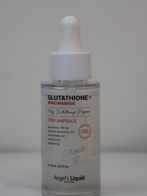 Đây là dòng tinh chất dưỡng trắng chuyên sâu nổi tiếng từ thương hiệu Angel's Liquid Hàn Quốc, được thiết kế để cải thiện tông da rõ rệt trong vòng 7 ngày. Sản phẩm kết hợp các hoạt chất mạnh mẽ như Glutathione và Niacinamide nhằm giải quyết các vấn đề về sắc tố, đồng thời hỗ trợ chống lão hóa và cấp ẩm cho da.