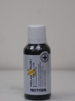 Prettyskin Melas X Plus+ là dòng tinh chất điều trị chuyên sâu dành cho làn da đang gặp vấn đề về sắc tố như nám, tàn nhang và không đều màu. Sản phẩm là sự kết hợp mạnh mẽ giữa Vitamin C nồng độ cao và các hoạt chất dưỡng trắng hàng đầu, giúp tái tạo vẻ rạng rỡ và độ đàn hồi cho làn da.