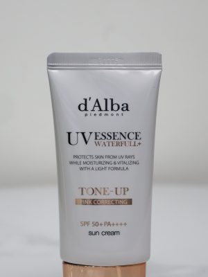 Kem Chống Nắng Nâng Tông d'Alba UV Essence Waterfull+ Tone-Up Pink Correcting SPF 50+ PA++++