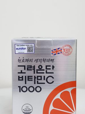 Đây là sản phẩm bổ sung Vitamin C hàm lượng cao bán chạy số 1 tại Hàn Quốc, đến từ thương hiệu uy tín Korea Eundan. Sản phẩm được thiết kế để cung cấp nguồn năng lượng thiết yếu, hỗ trợ tăng cường hệ miễn dịch và mang lại làn da sáng khỏe cho người sử dụng.
