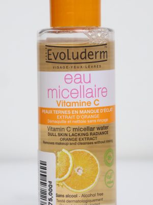 Nước Tẩy Trang Evoluderm Eau Micellaire Vitamine C (Dành Cho Da Xỉn Màu)