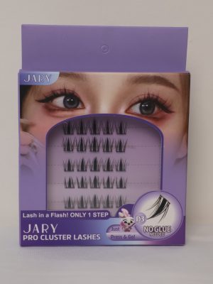 Jary Pro Cluster Lashes là dòng lông mi giả dạng chùm thế hệ mới, được thiết kế đột phá với lớp keo dán có sẵn trên chân mi. Sản phẩm giúp người dùng sở hữu đôi mắt long lanh, cuốn hút chỉ trong một bước thực hiện mà không cần sử dụng keo dán rời phức tạp.