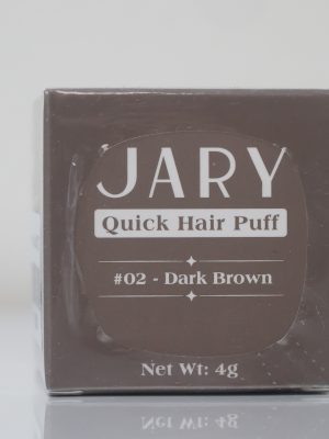 Jary Quick Hair Puff là sản phẩm phấn trang điểm chuyên dụng dành cho tóc, giúp che phủ tức thì các vùng tóc thưa, hói hoặc đường chân tóc không đều. Với màu sắc tự nhiên và thiết kế tiện lợi, sản phẩm giúp mang lại mái tóc trông dày dặn và khuôn mặt cân đối hơn chỉ sau vài giây.
