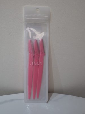 Đây là bộ dụng cụ làm đẹp chuyên dụng giúp định hình và tỉa gọn đôi chân mày một cách sắc nét và dễ dàng. Sản phẩm bao gồm 3 cây dao cạo với thiết kế nhỏ gọn, phù hợp cho cả người mới bắt đầu tập tành trang điểm và các chuyên gia trang điểm chuyên nghiệp.