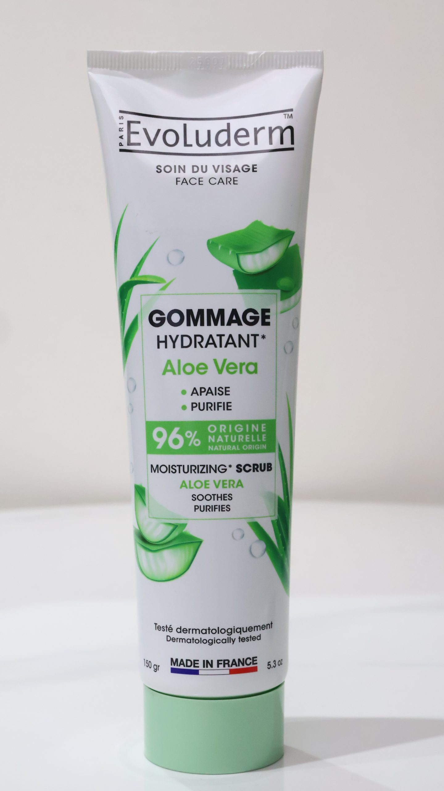 Kem Tẩy Tế Bào Chết Cấp Ẩm Evoluderm Gommage Hydratant Aloe Vera (150g)