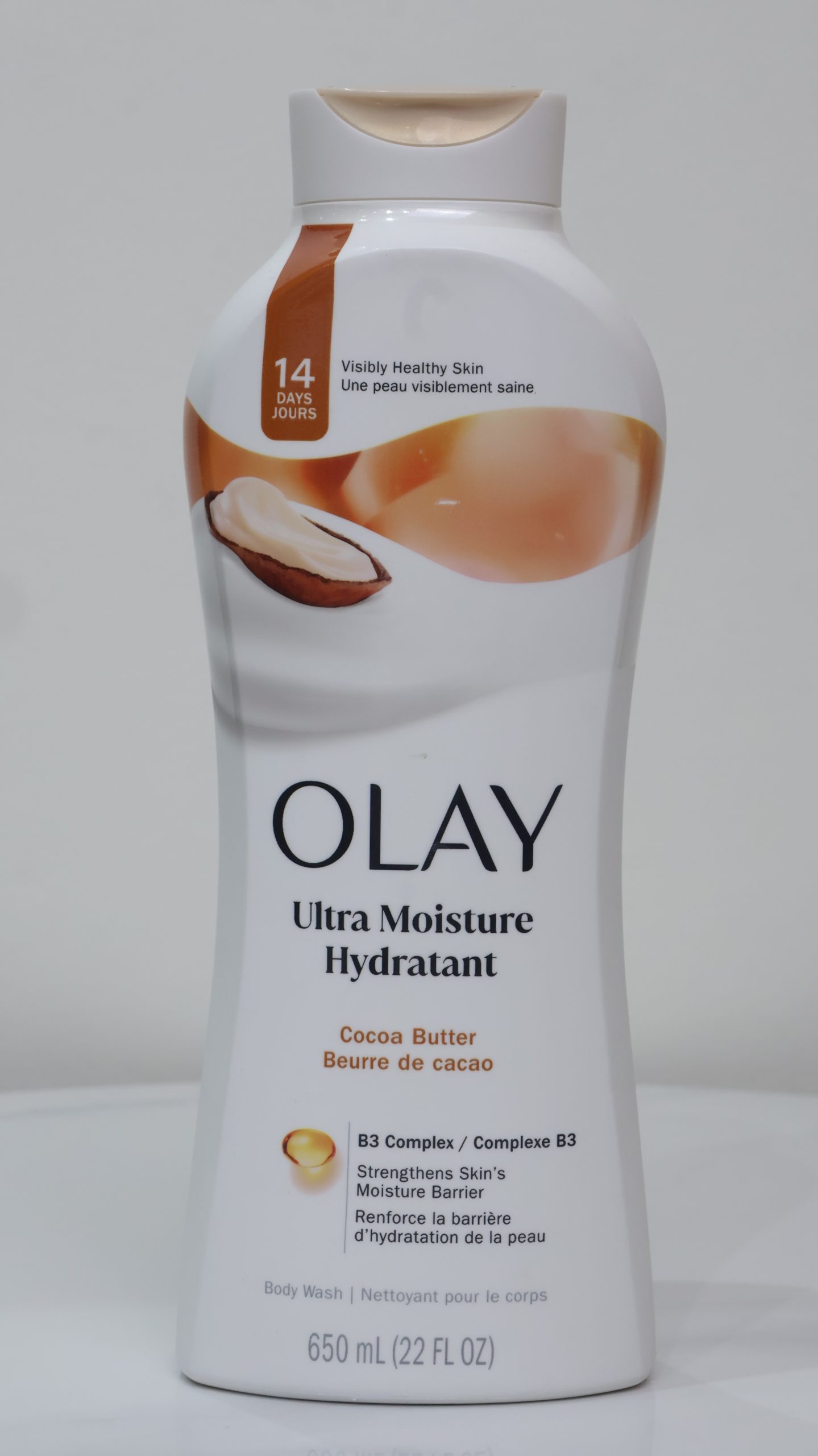 Sữa Tắm Dưỡng Ẩm Olay Ultra Moisture Hydratant Cocoa Butter (650ml)