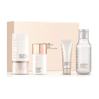 Bộ Sản Phẩm Chống Nắng Và Làm Sạch Da Cao Cấp Su:m37º Sun-away Cooling Watery Sun Block Special Set