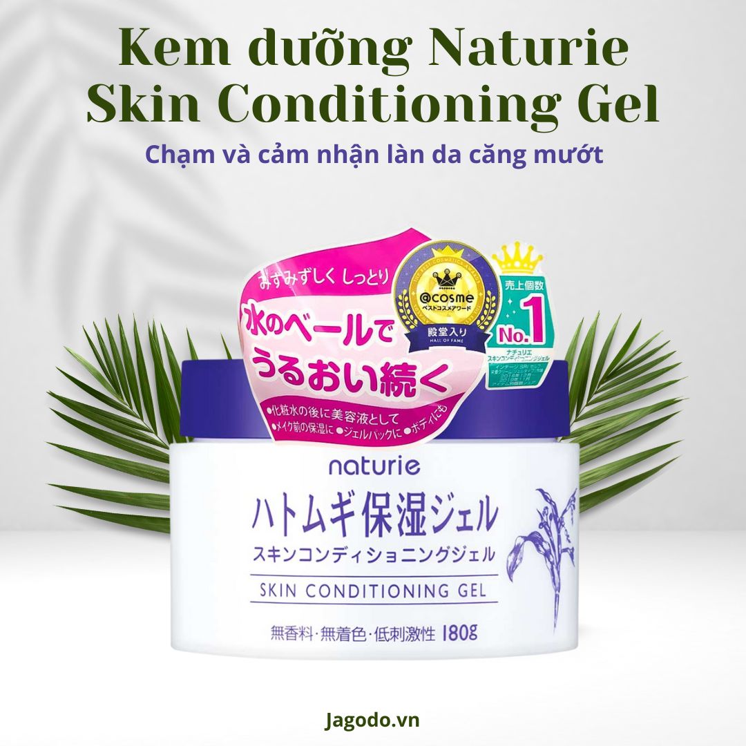Kem dưỡng ẩm Naturie Hatomugi Skin Conditioning Gel (180g)