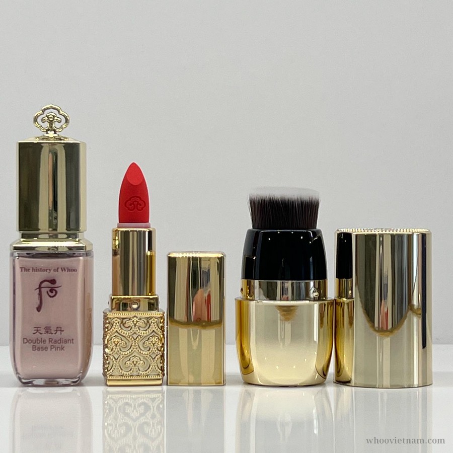 Set son Hoàng Cung The History of Whoo Velvet Lip Rouge & Cheongidan Radiant Base