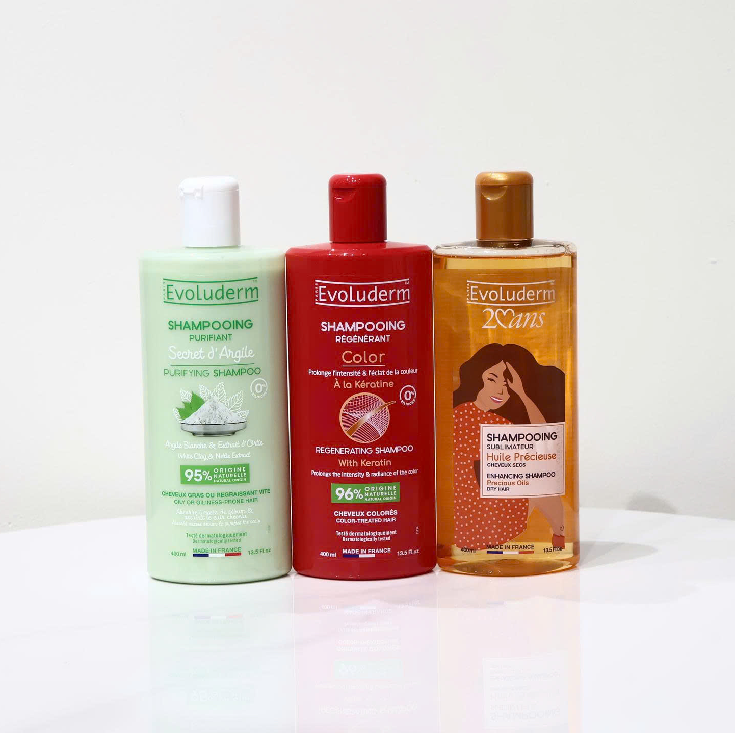 Bộ Sưu Tập Dầu Gội Evoluderm Shampooing
