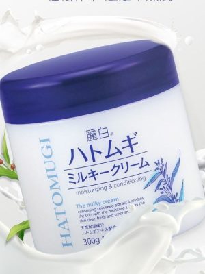 Kem Dưỡng Ẩm Reihaku Hatomugi Milky Cream (300g)