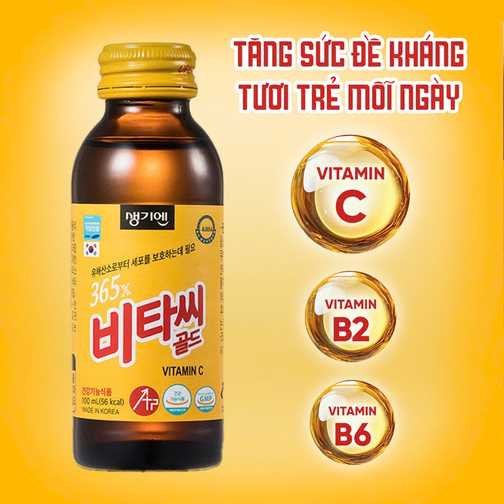 Nước uống Vitamin C 365x Vita-C Gold 100ml.