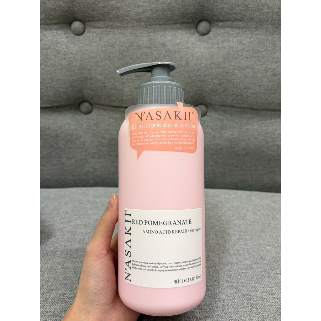 Dầu gội N'ASAKII Red Pomegranate Amino Acid Repair Shampoo (1000ml)