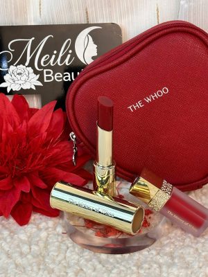 Set Son Lì Hoàng Cung The History of Whoo Gongjinhyang:Mi Velvet Lip Set (Phiên bản kèm túi đựng THE WHOO)