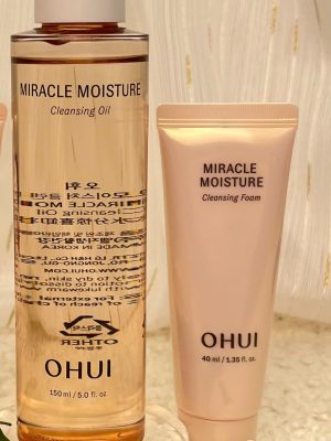 Bộ Sản Phẩm Làm Sạch Và Cấp Ẩm OHUI Miracle Moisture Special Cleansing Set (Dầu Tẩy Trang & Sữa Rửa Mặt)