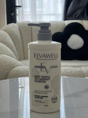 Dầu Gội Trị Gàu Elvawell White Truffle Anti-Dandruff Shampoo S3 (500ml)