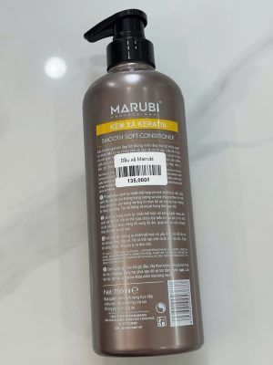 Marubi Professional Keratin Smooth Soft Conditioner là dòng sản phẩm chăm sóc tóc chuyên nghiệp được thiết kế để nuôi dưỡng và phục hồi mái tóc hư tổn. Với công thức giàu Keratin, sản phẩm giúp làm mềm mượt tóc tức thì và lưu lại hương thơm quyến rũ suốt ngày dài.