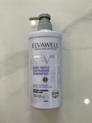 Dầu Gội Phục Hồi Tóc Elvawell White Truffle Repairing Shampoo (S1) 500ml