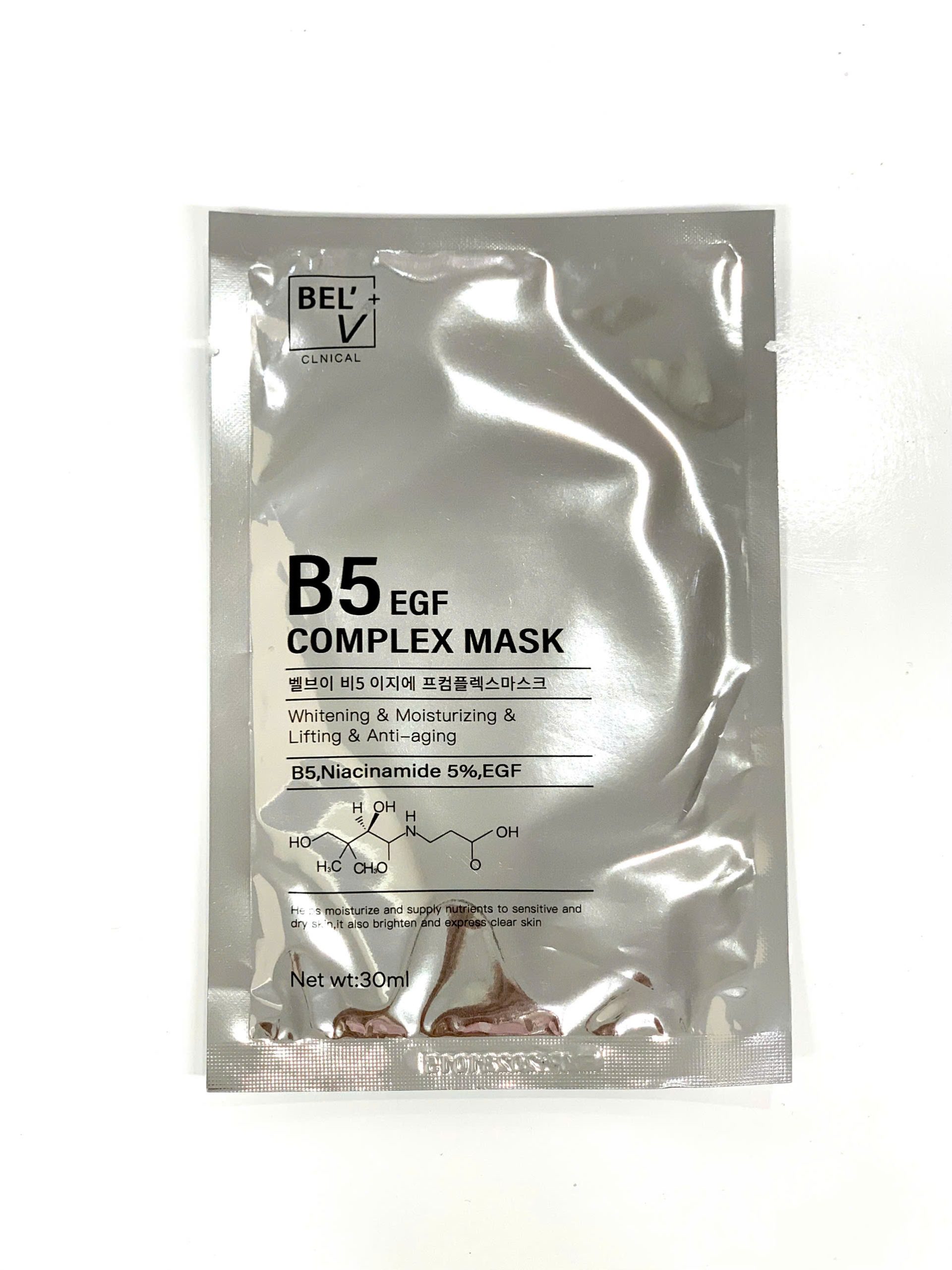 Mặt nạ phục hồi và trắng da Bel'V B5 EGF Complex Mask