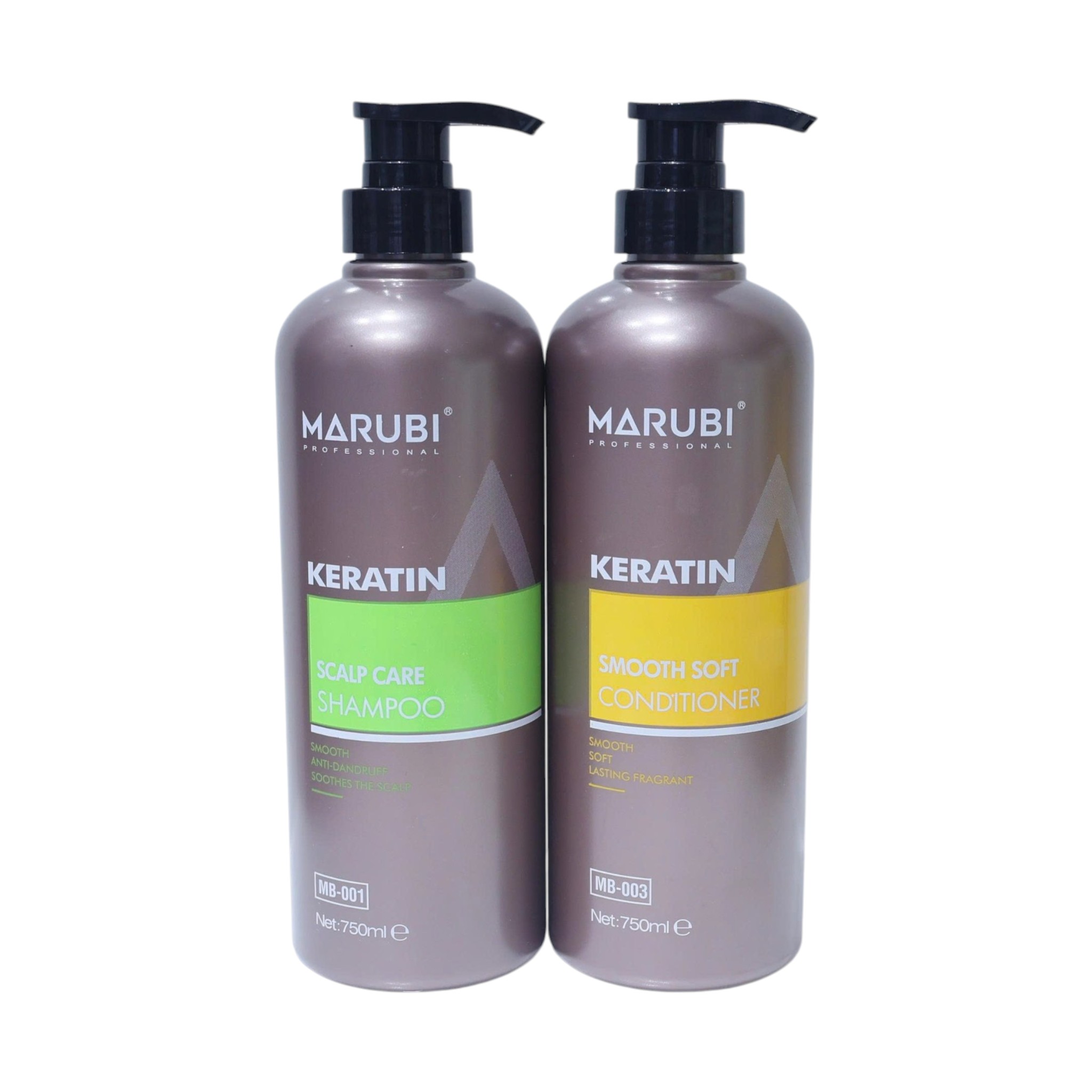Bộ Gội Xả Phục Hồi Tóc Marubi Professional Keratin