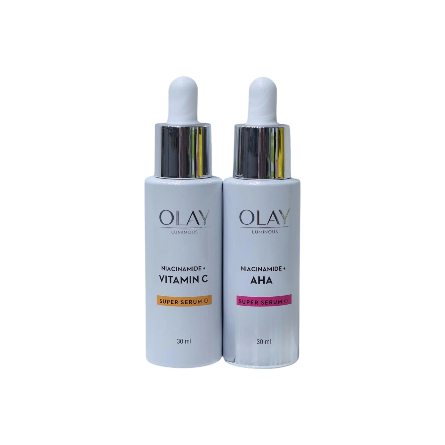 Bộ Đôi Tinh Chất Olay Luminous Niacinamide Super Serum (Phiên Bản Vitamin C & AHA)