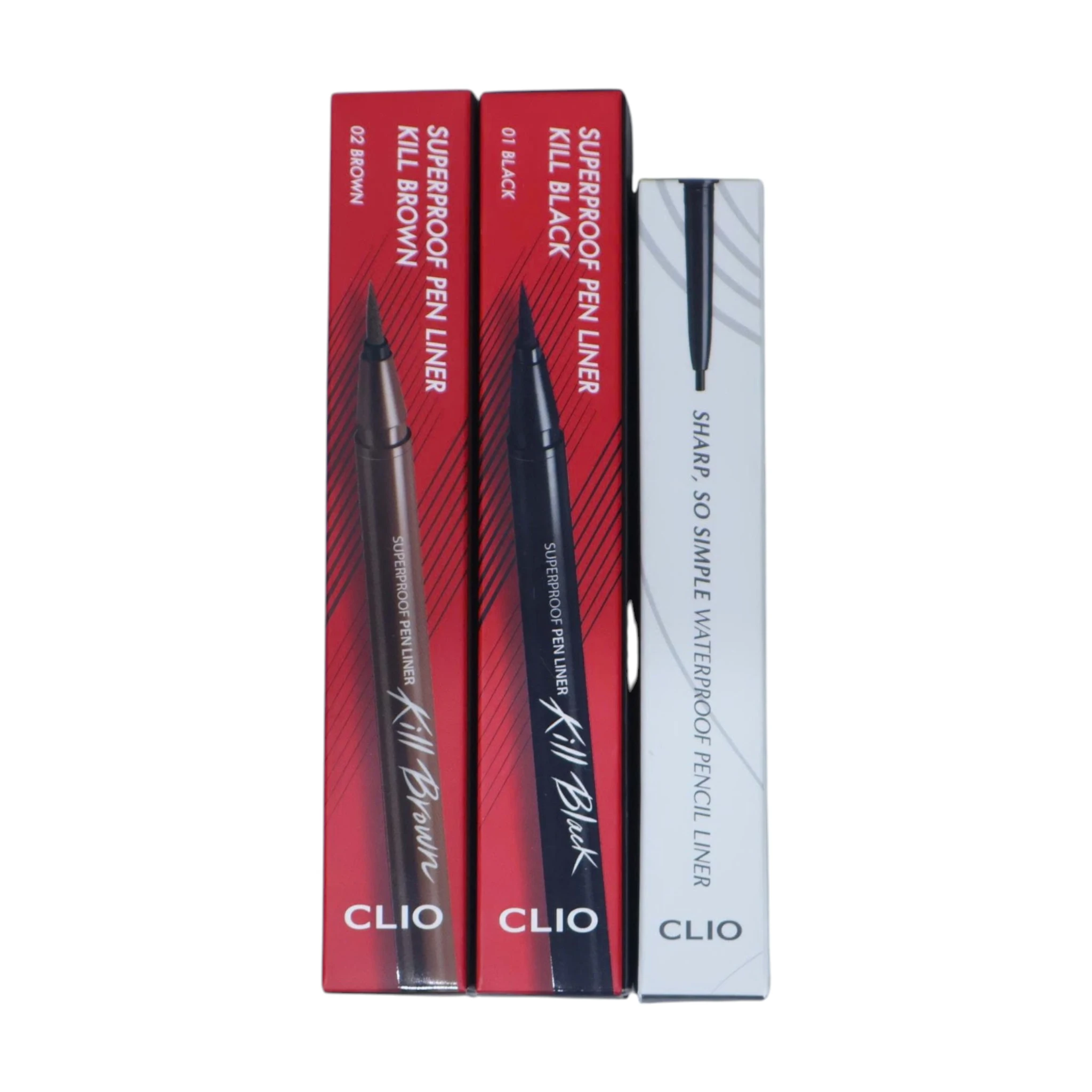 Bút Kẻ Mắt Nước Chống Trôi Clio Superproof Pen Liner (Kill Black/Kill Brown)