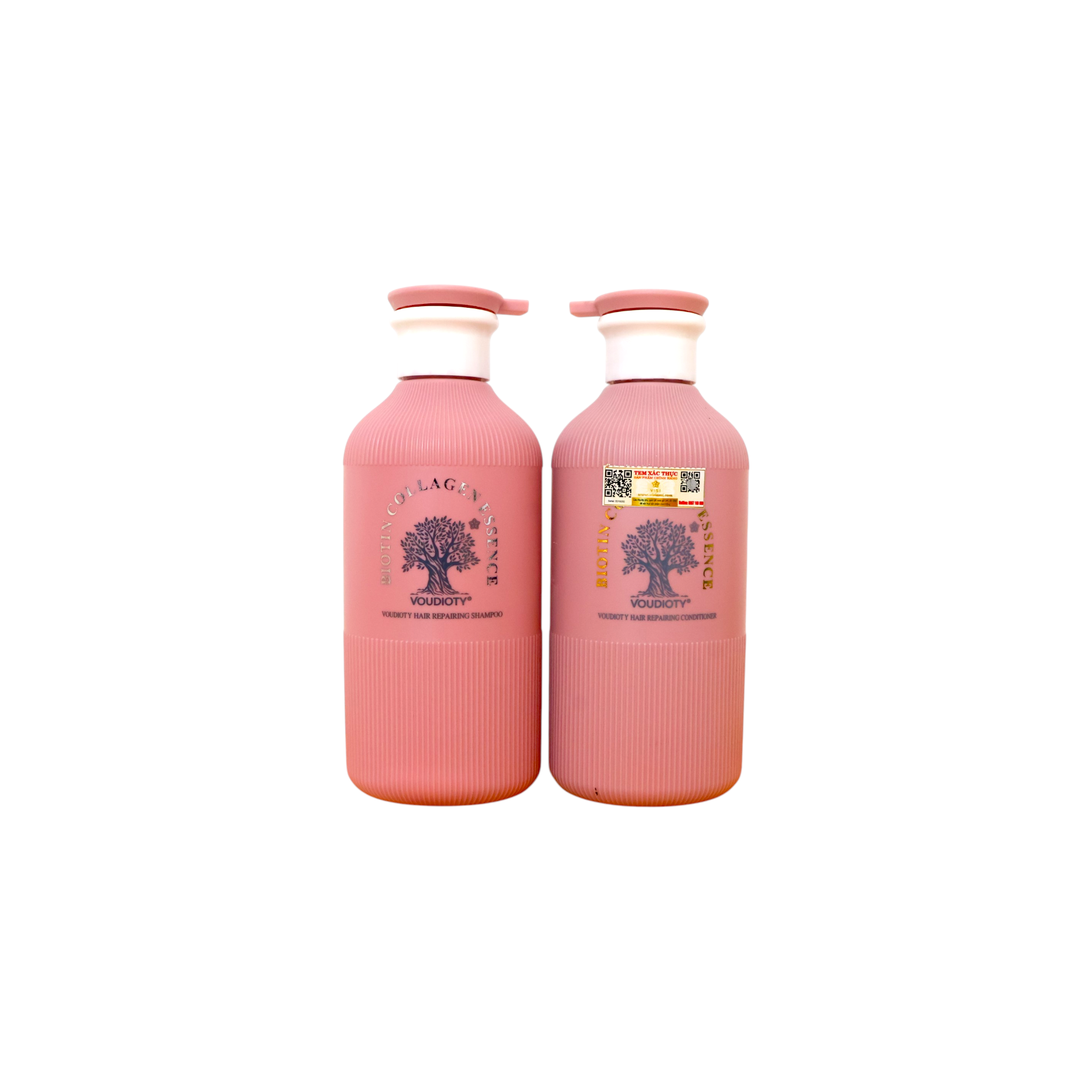 Cặp Dầu Gội Xả Biotin Collagen Essence Voudioty Phục Hồi Tóc