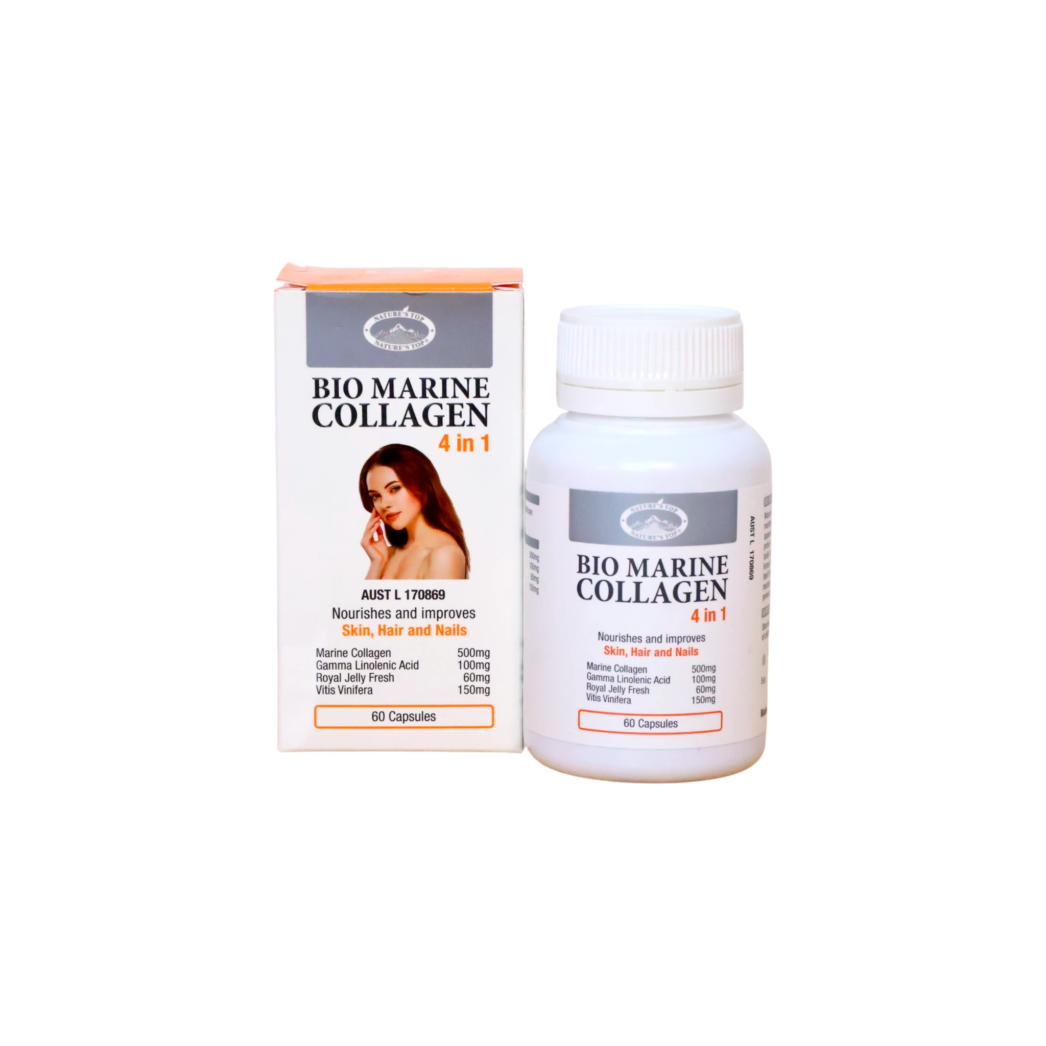 Viên uống Nature’s Top Bio Marine Collagen 4 in 1