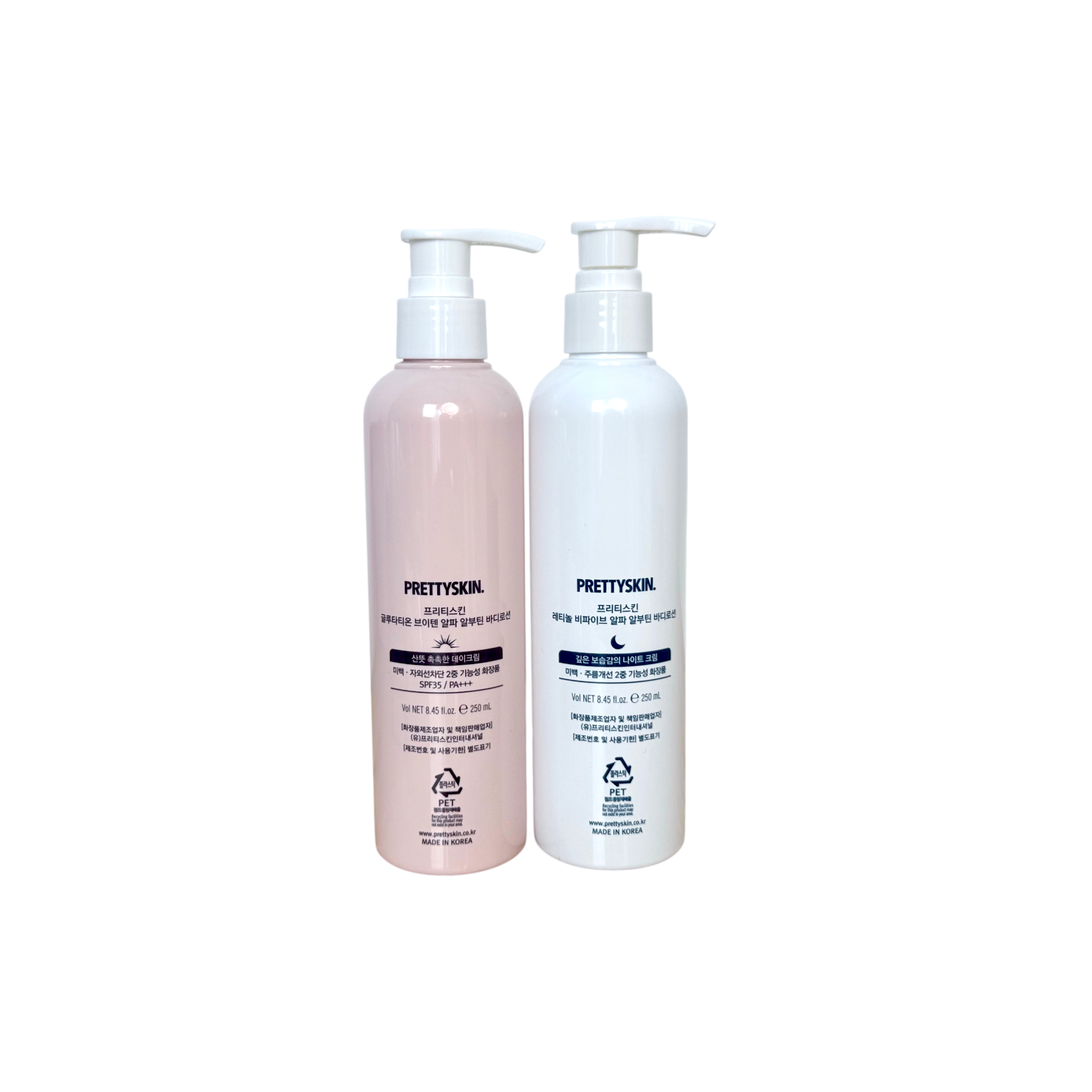 Sữa dưỡng thể PrettySkin Ngày và Đêm