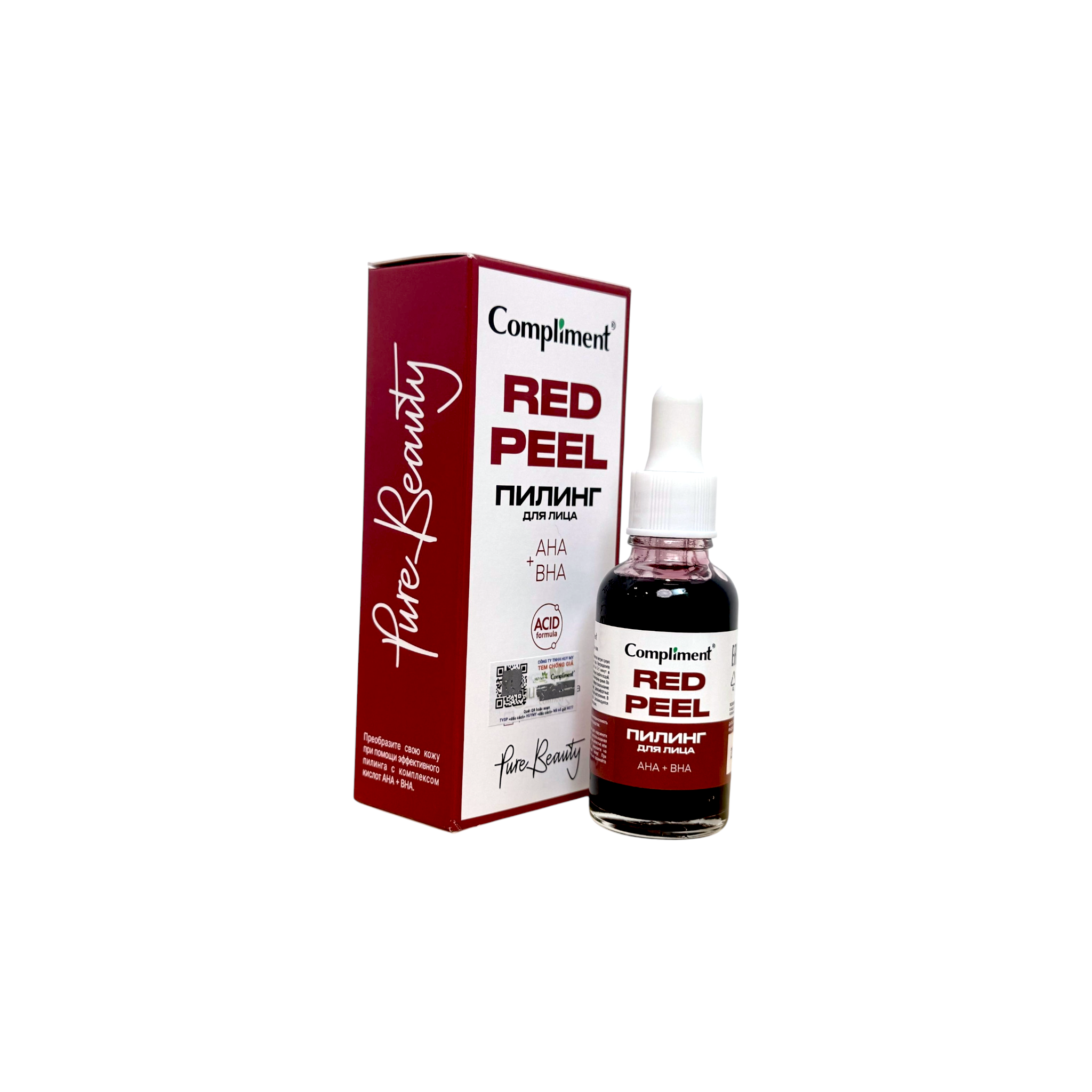 Tinh chất peel da Compliment Red Peel AHA + BHA