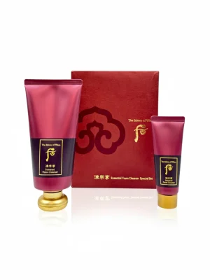 BỘ SỮA RỬA MẶT HOÀNG CUNG WHOO GONGJINHYANG ESSENTIAL FOAM CLEANSER SPECIAL SET