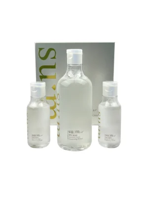 BỘ NƯỚC TẨY TRANG SU:M37° SKIN SAVER ESSENTIAL PURE CLEANSING WATER SET