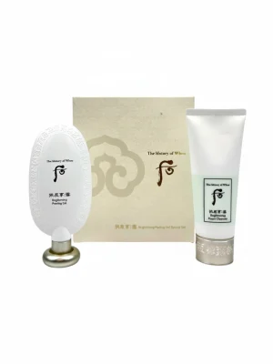 BỘ TẨY TẾ BÀO CHẾT VÀ SỮA RỬA MẶT THE HISTORY OF WHOO GONGJINHYANG:SEOL BRIGHTENING PEELING GEL SPECIAL SET – BÍ QUYẾT DƯỠNG SÁNG DA HOÀNG CUNG